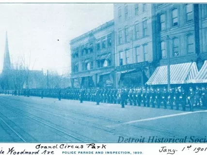 Picture - Police Parade and Inspection, 1899