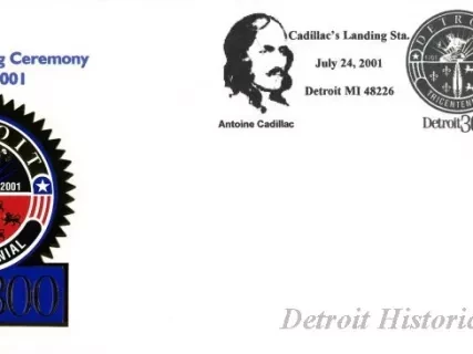 Commemorative - Cadillac's Landing Ceremony
July 24, 2001