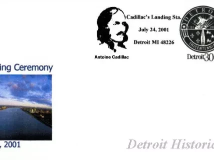 Commemorative - Cadillac's Landing Ceremony
July 24, 2001