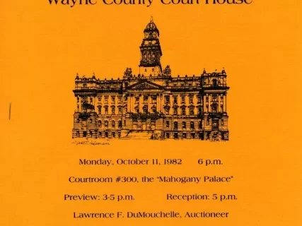 Program - The Unique Antique Auction
Wayne County Court House