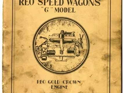 Manual - Instruction Book
REO Speed Wagons "G" Model