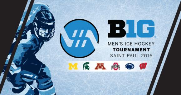 Big Ten Mens Ice Hockey Tournament: Session 1  at Joe Louis Arena