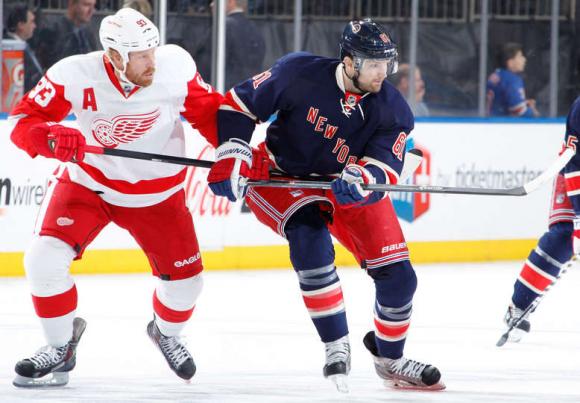 Detroit Red Wings vs. New York Rangers at Joe Louis Arena