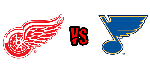 Detroit Red Wings vs. St. Louis Blues at Joe Louis Arena