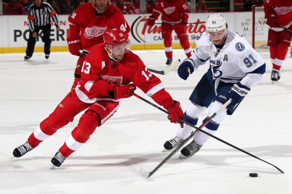 Detroit Red Wings vs. Tampa Bay Lightning at Joe Louis Arena