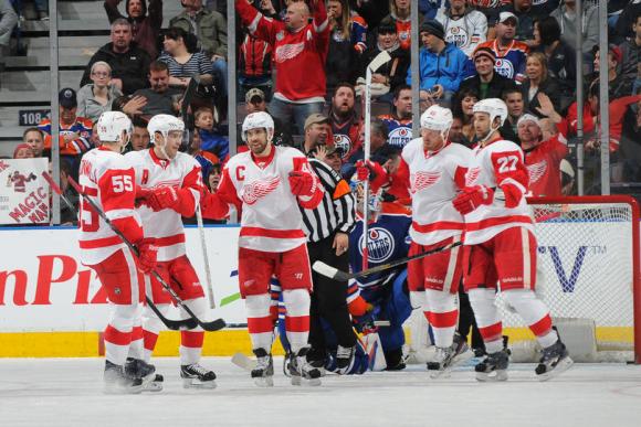 Detroit Red Wings vs. Edmonton Oilers at Joe Louis Arena